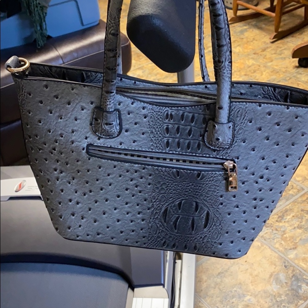 Cute grey specked bag
